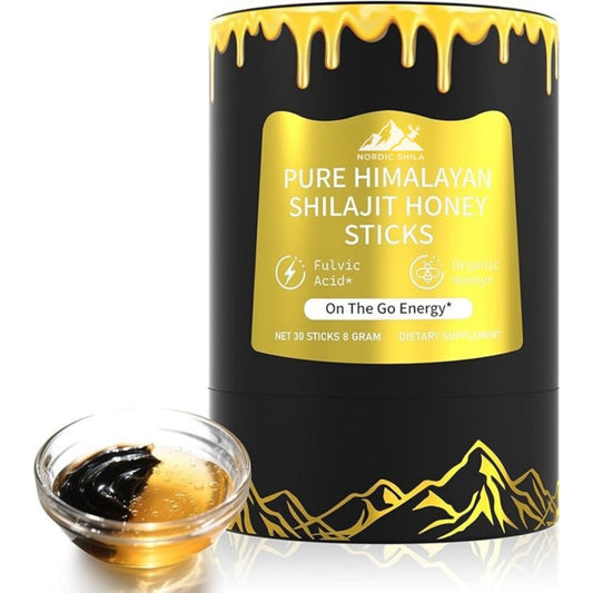 Himalaya Shilajit-honningpinner – ren og organisk